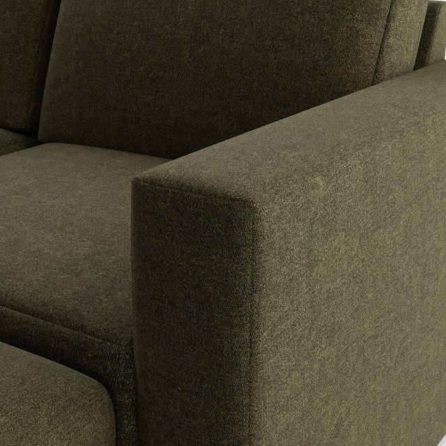 Citymod Green Fabric 6-piece Pit Sectional