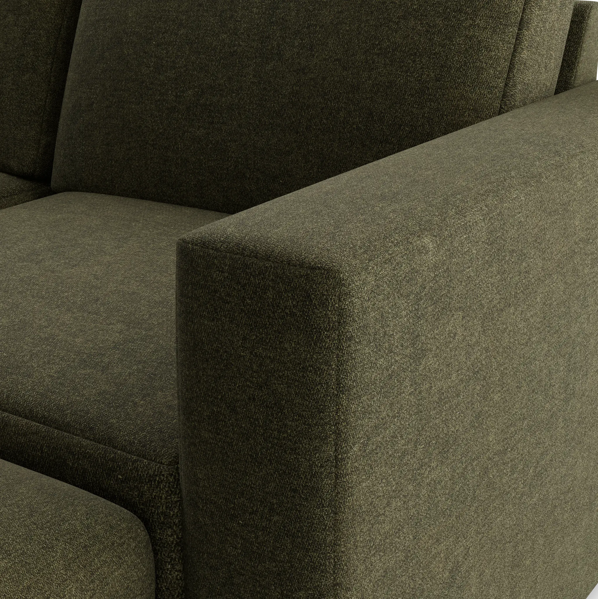 Citymod Green Fabric 6-piece Pit Sectional Citymod Green Fabric 6-piece Pit Sectional