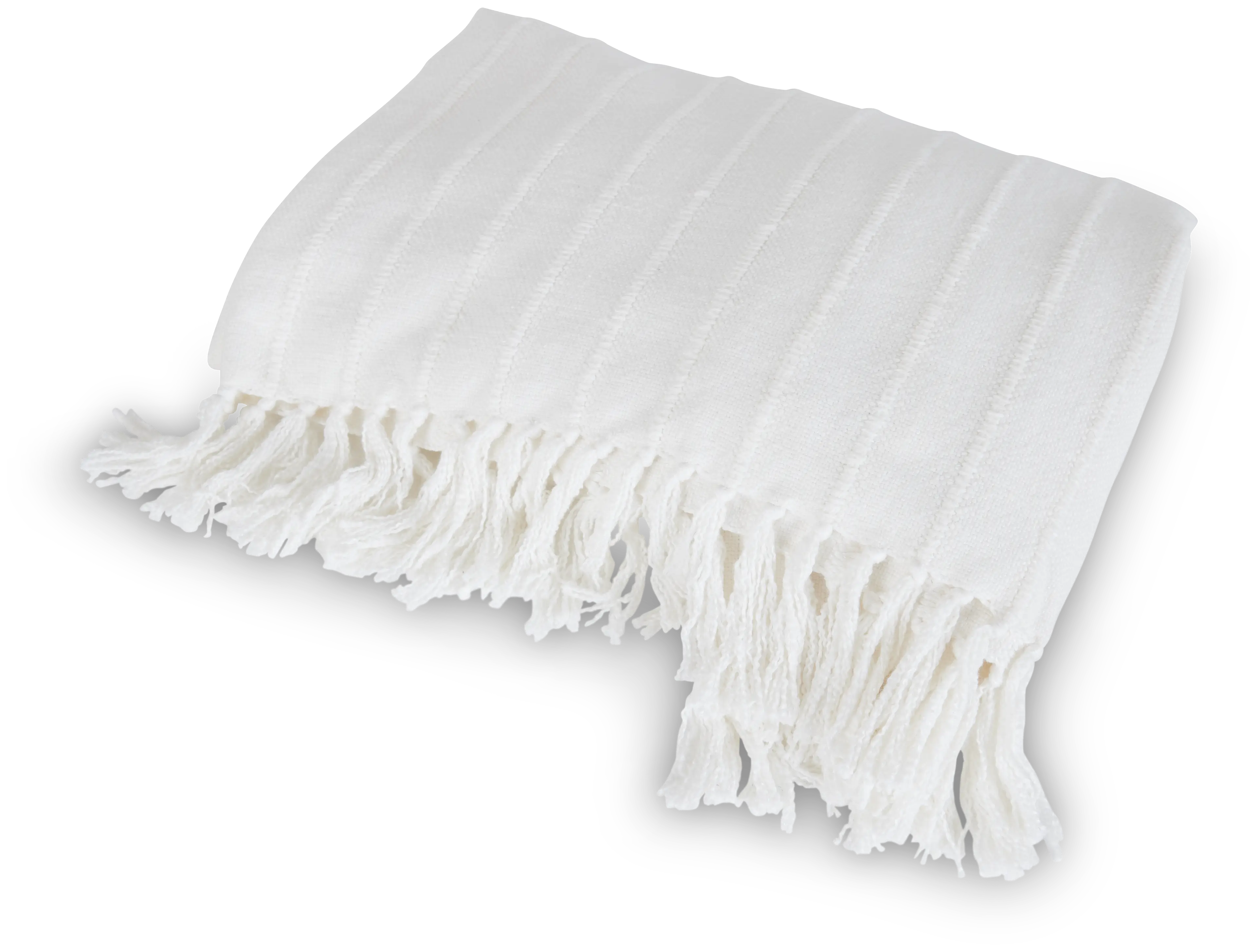 Ames White Throw Ames White Throw