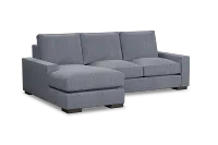 Edgewater Elevation Gray Left Chaise Sectional