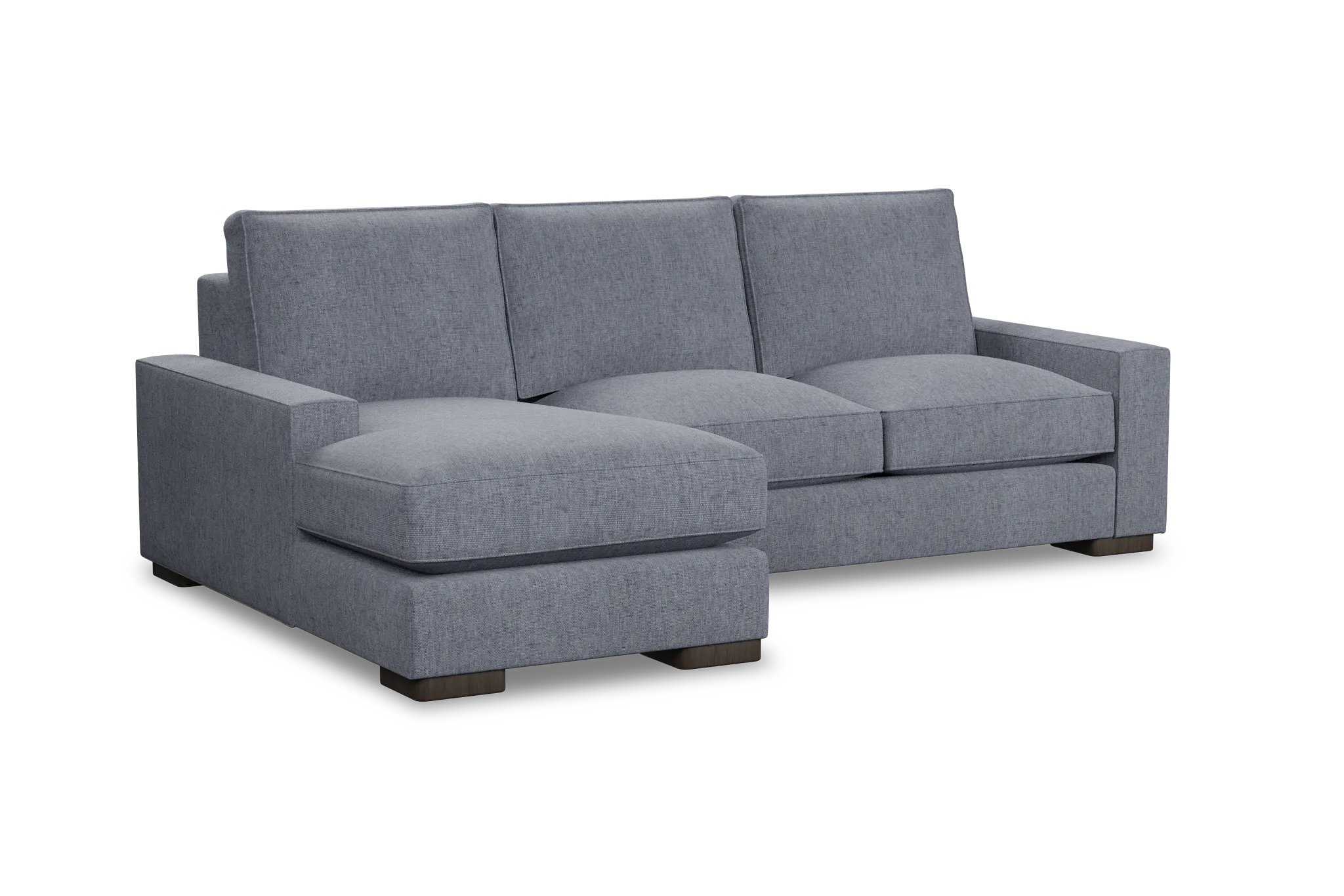 Edgewater Elevation Gray Left Chaise Sectional