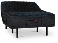 Simmons Beautyrest World Class Level 4 Firm Baselogic Platinum Adjustable Base Mattress Set