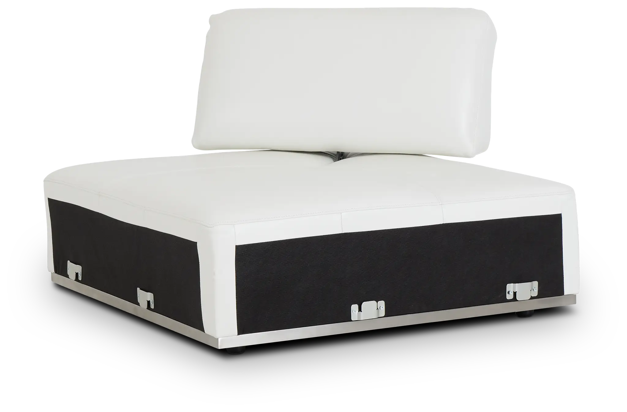 Landon White Leather Wedge Landon White Leather Wedge