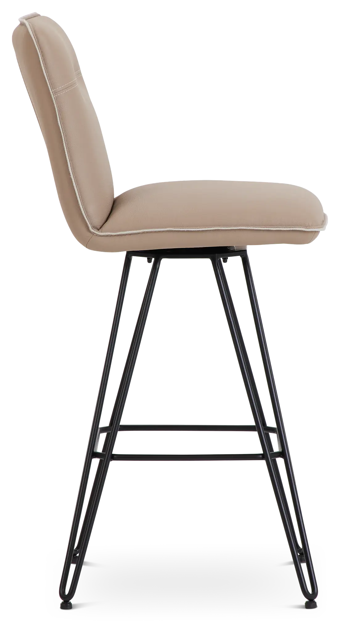 Demi Taupeswivel 30" Upholstered Barstool Demi Taupeswivel 30" Upholstered Barstool