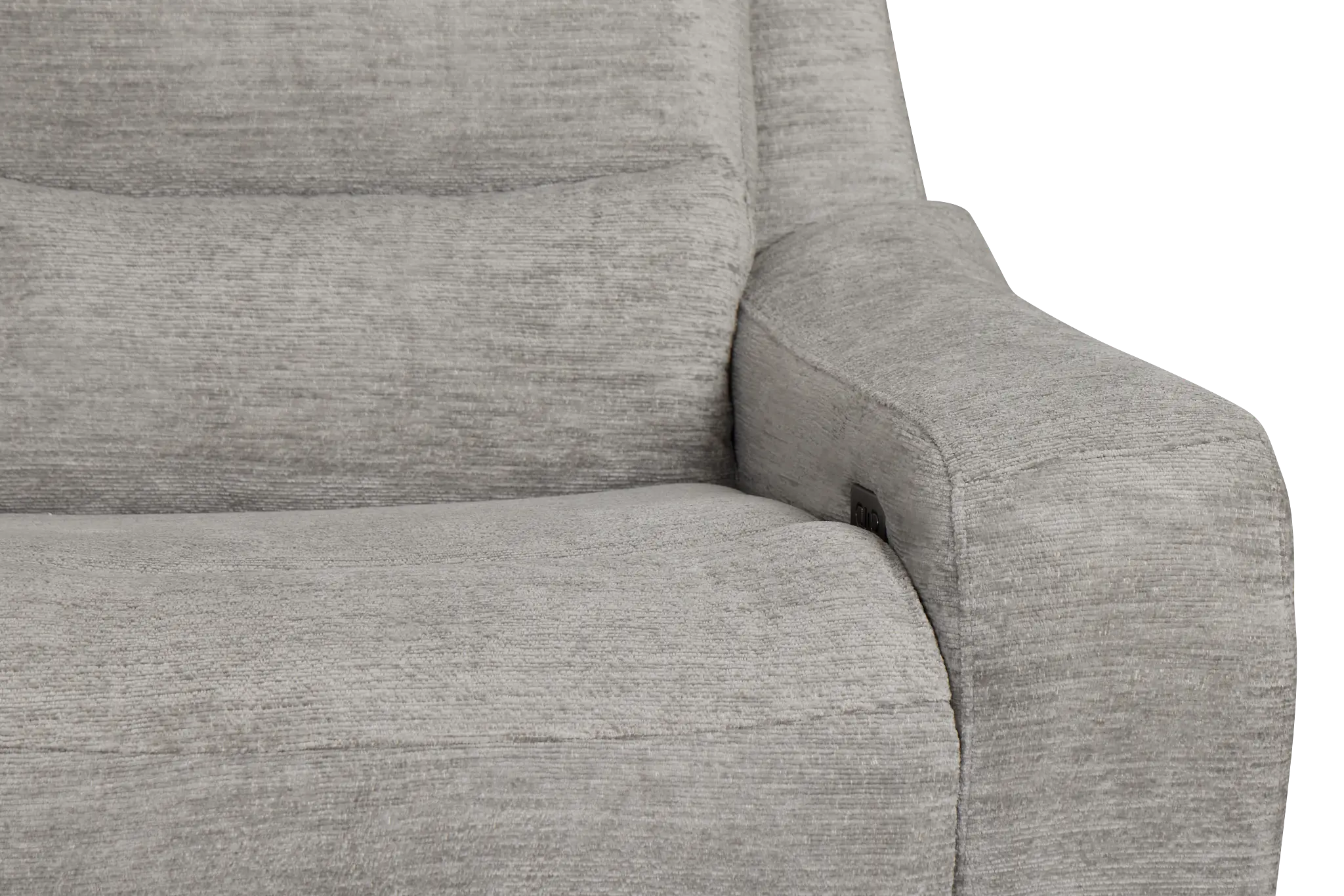 Bennett Gray Fabric Power Reclining Loveseat Bennett Gray Fabric Power Reclining Loveseat
