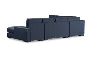 Edgewater Revenue Dark Blue Medium Right Chaise Sectional