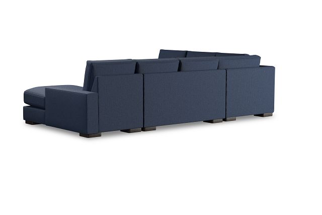 Edgewater Revenue Dark Blue Medium Right Chaise Sectional