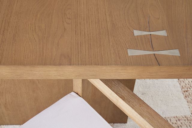 Haven Light Tone Wood Rectangular Table