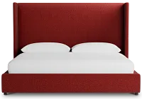 Captiva Elite Red 60" Upholstered Shelter Bed