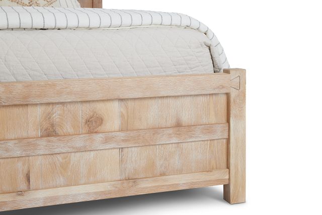 Salt Lake Light Tone Panel Bed