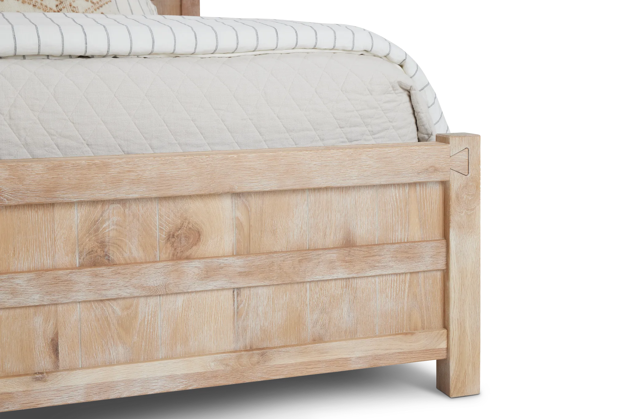 Salt Lake Light Tone Panel Bed