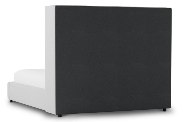 Captiva Delray Light Gray 60" Upholstered Shelter Bed