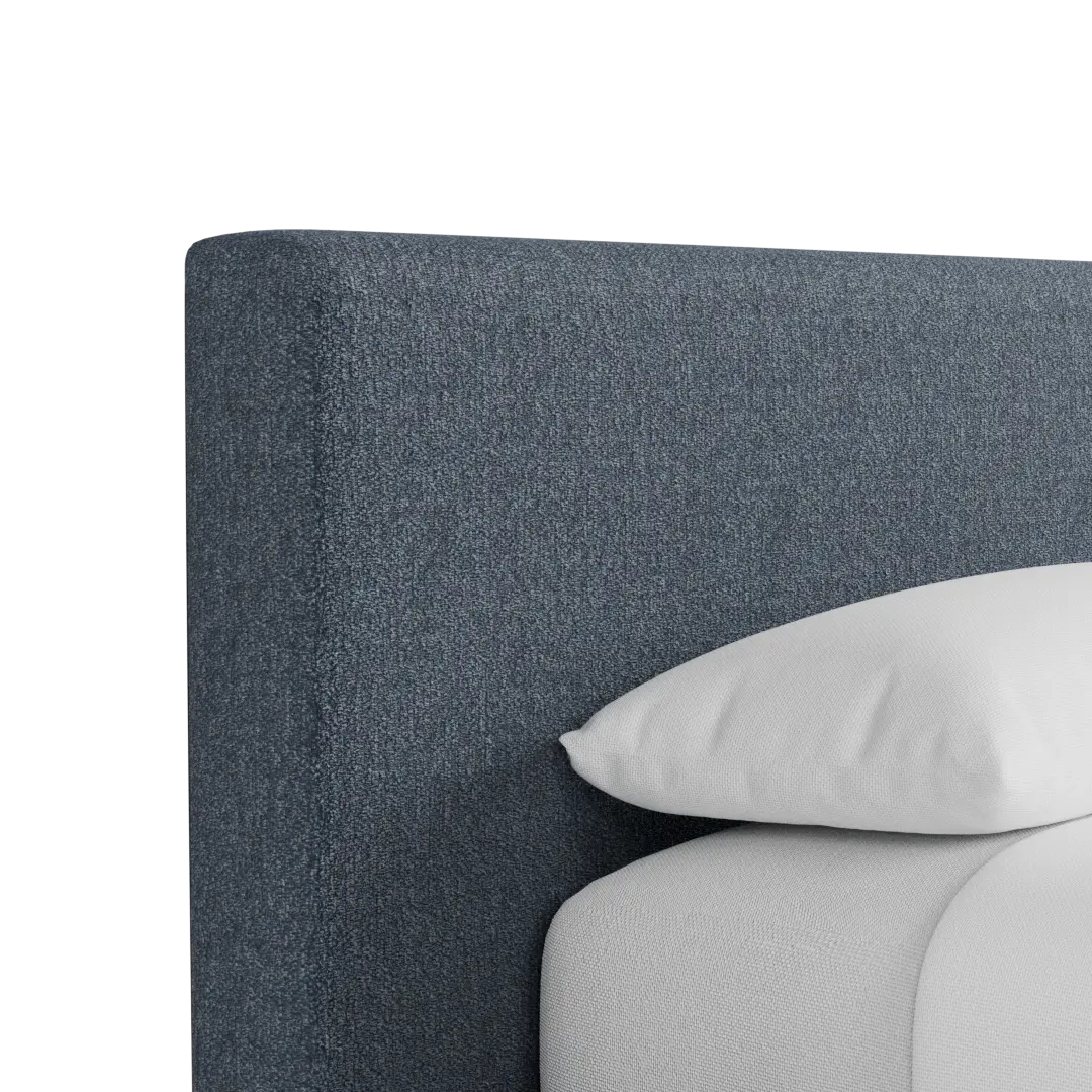 Grayton Maguire Blue 44" Upholstered Platform Bed Grayton Maguire Blue 44" Upholstered Platform Bed