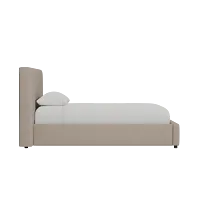 Grayton Elite Brown 44" Upholstered Platform Bed