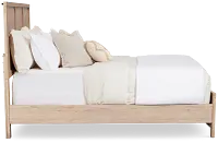 Layton Light Tone Panel Bed