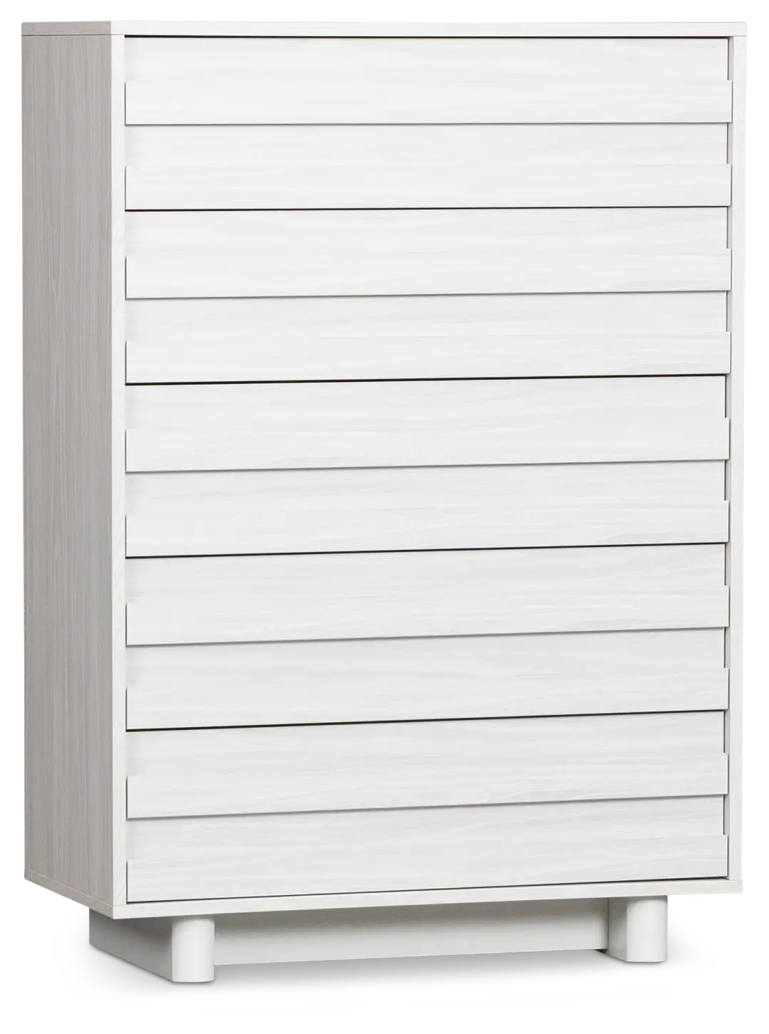 Everett White 5-drawer Chest Everett White 5-drawer Chest
