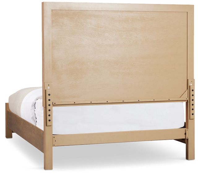 Vail Light Tone Panel Bed