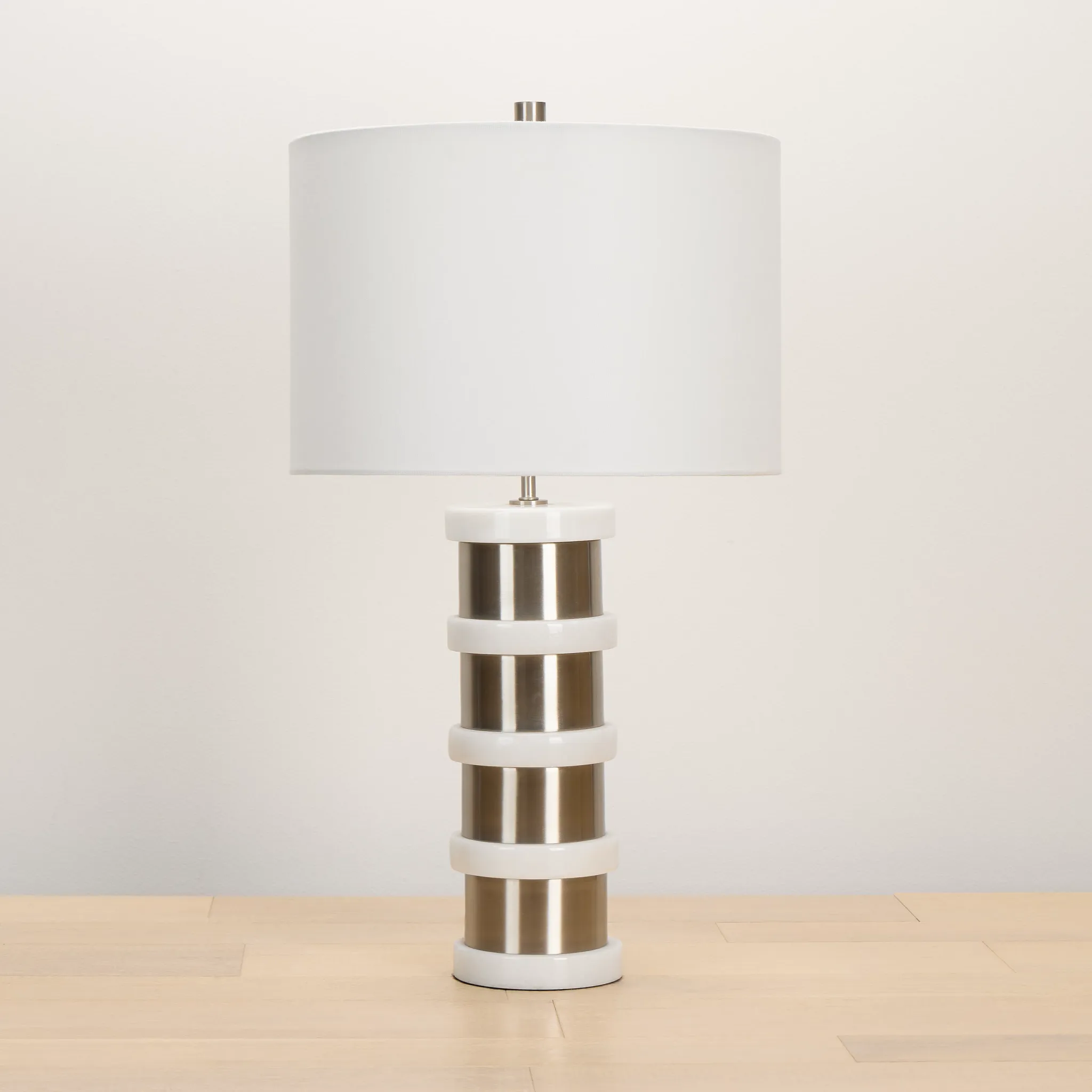 Alessia Silver Table Lamp