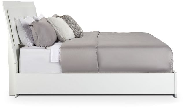 Verona White Platform Bed