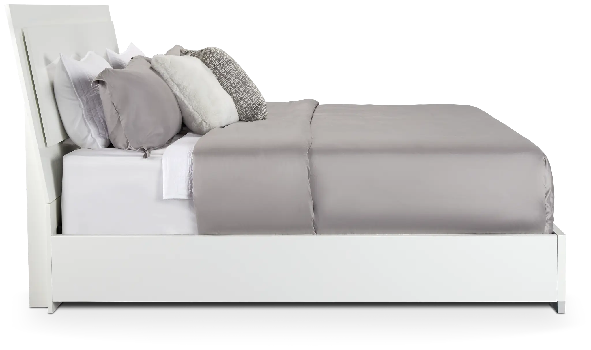 Verona White Platform Bed Verona White Platform Bed