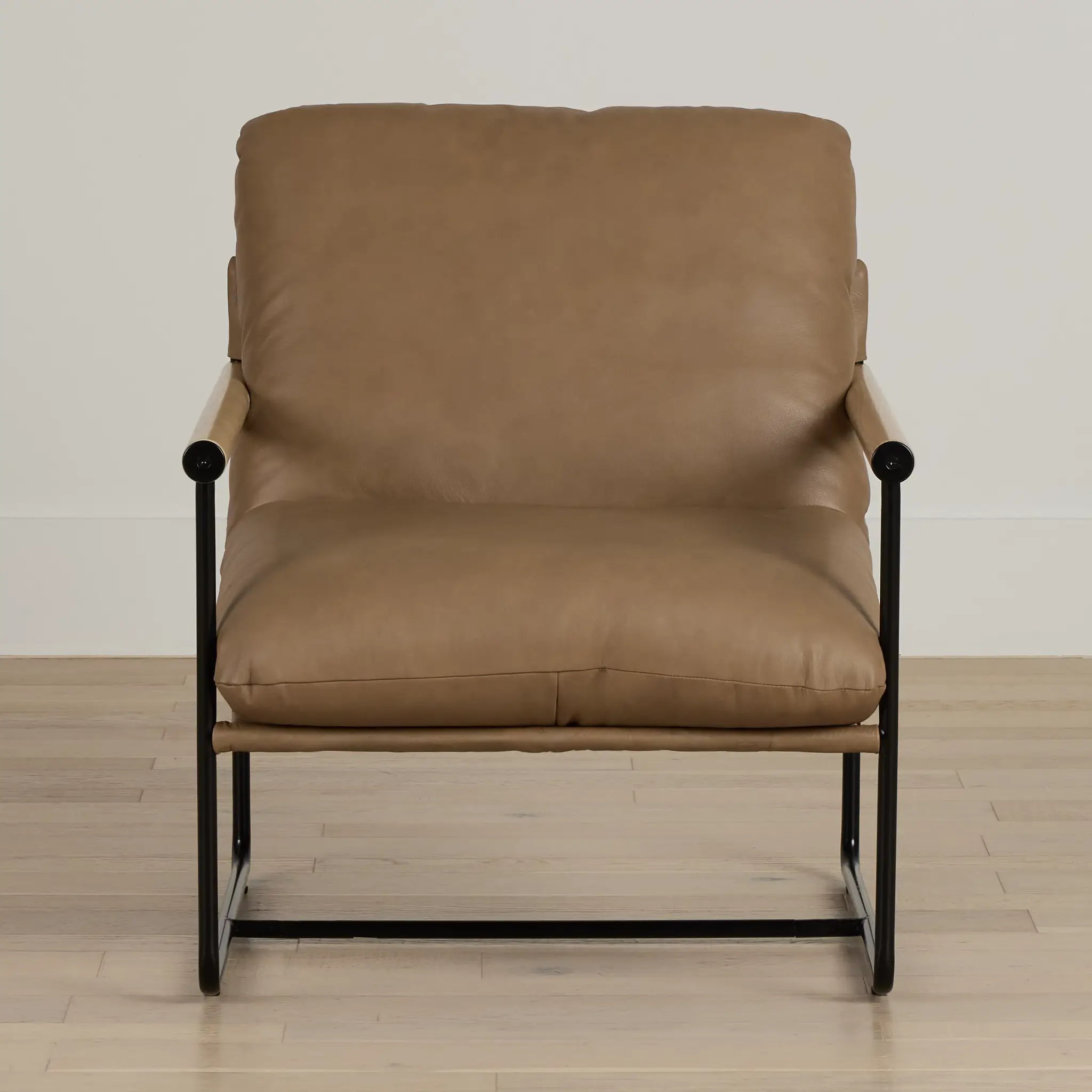 Margo Brown Leather Accent Chair Margo Brown Leather Accent Chair