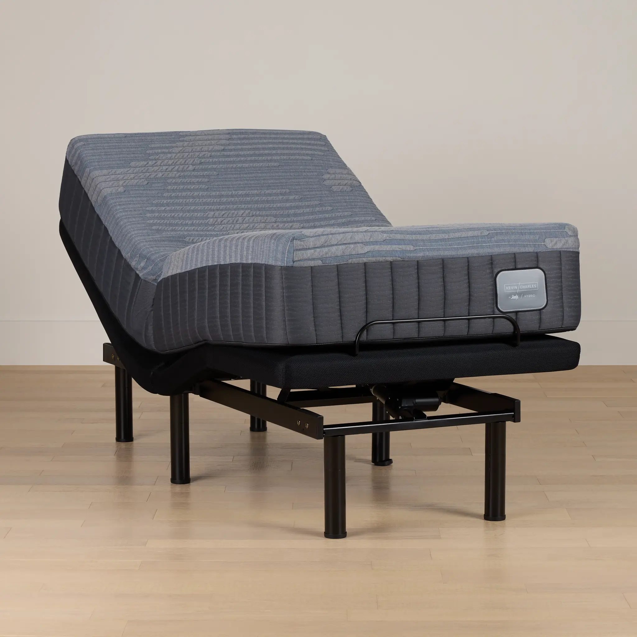 Kevin Charles By Sealy Hybrid Medium Plus Adjustable Mattress Set Kevin Charles By Sealy Hybrid Medium Plus Adjustable Mattress Set