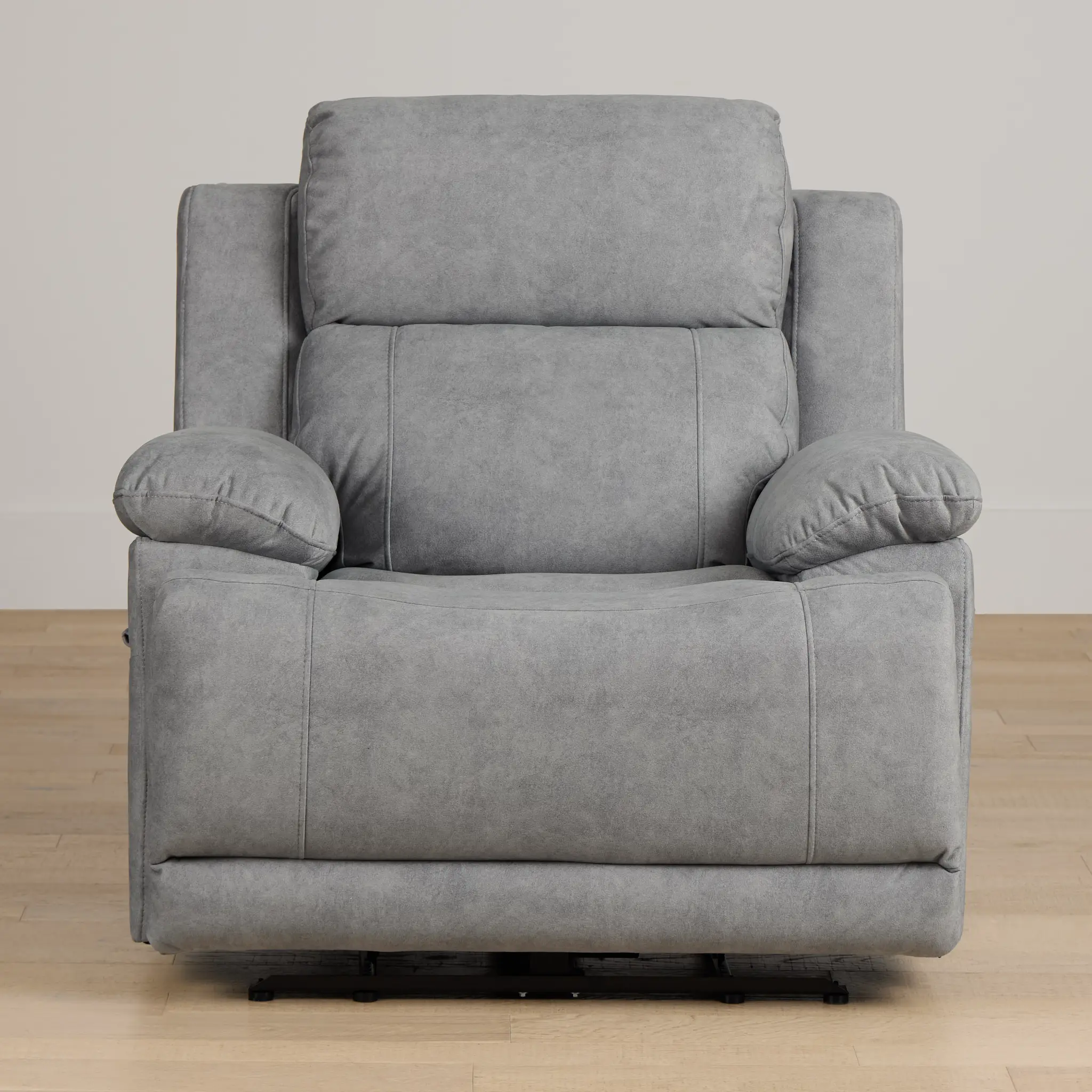Benson Gray Micro Power Recliner Benson Gray Micro Power Recliner