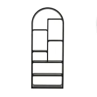Xandra Black Bookcase