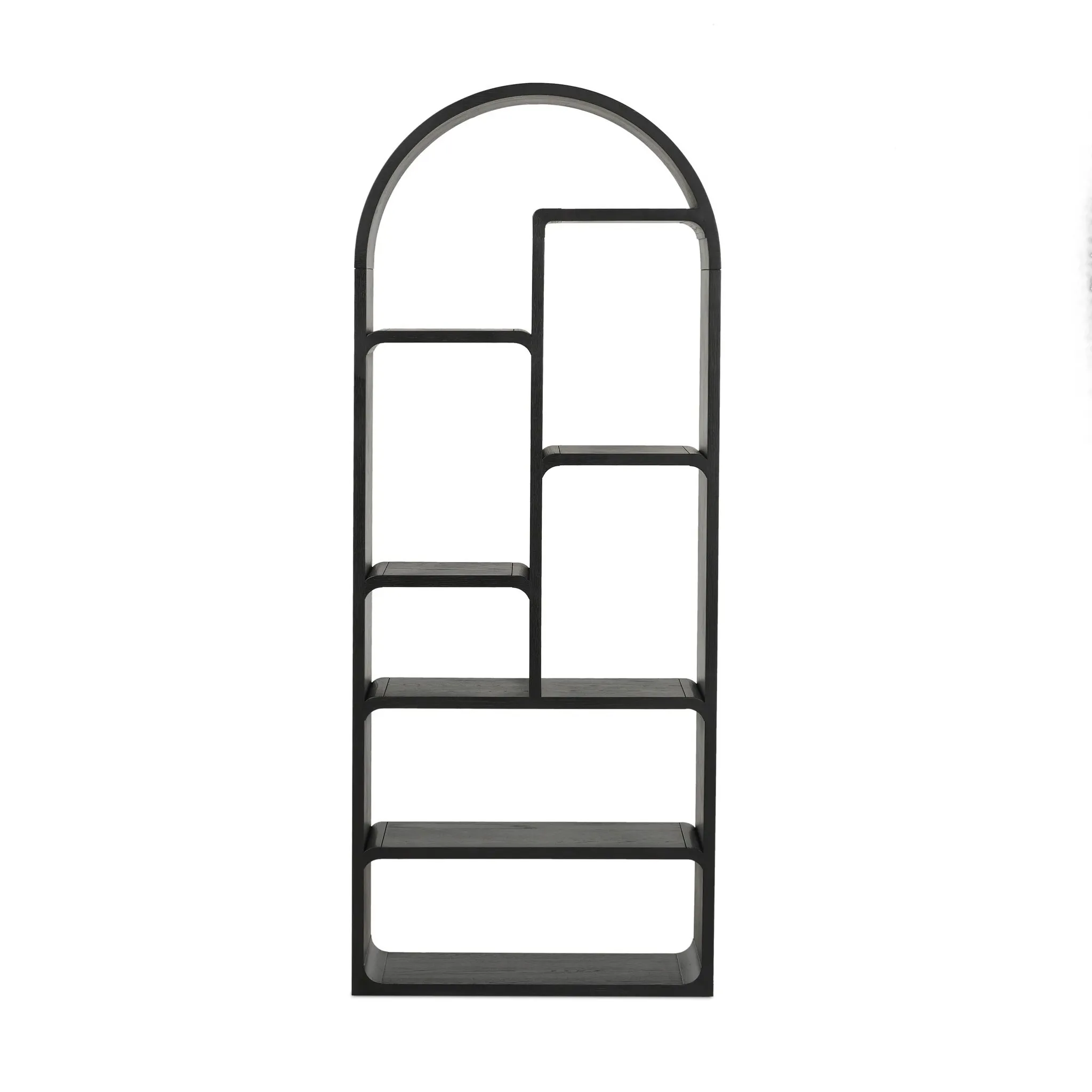 Xandra Black Bookcase