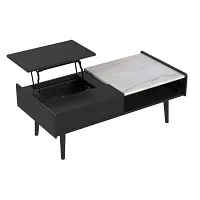 Joah Black Marble Lift Coffee Table