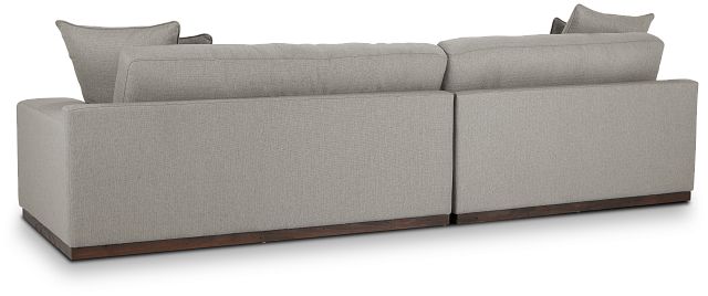 Mckenzie Light Gray Fabric Left Chaise Sectional