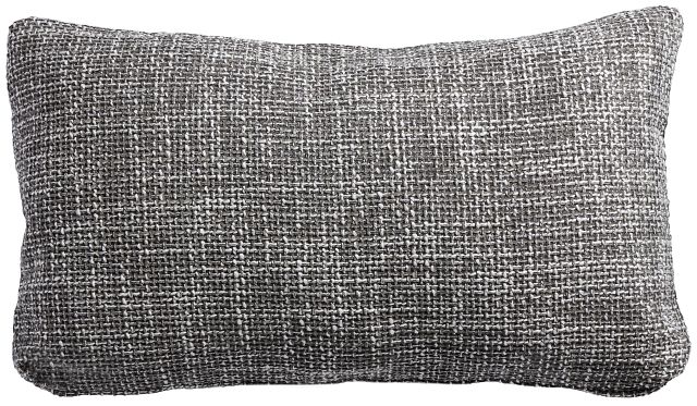Sutt Gray Lumbar Accent Pillow