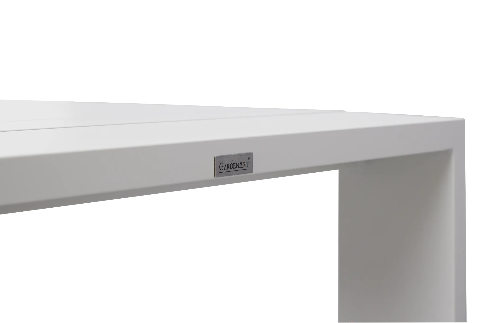 Sunrise White 65" Rectangular Table