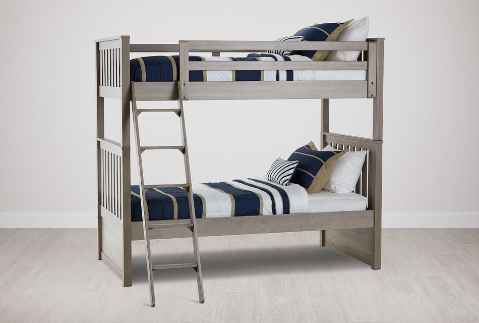 Rivercreek Gray Wood Bunk Bed | Baby 