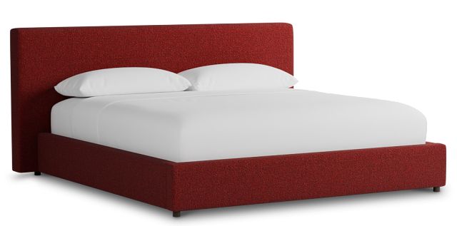 Grayton Elite Red 44" Upholstered Platform Bed