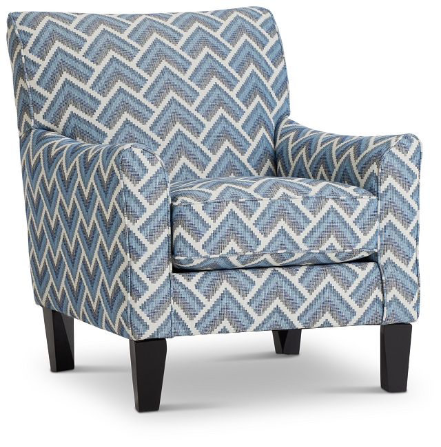 blue gray chair