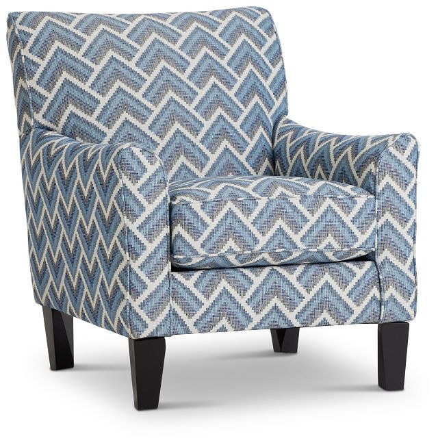 Maggie Light Gray Multi Accent Chair (1)