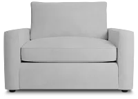 Siesta Peyton White Fabric Chair