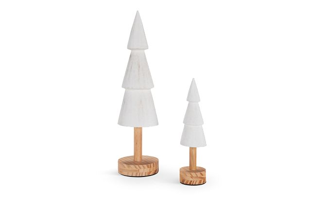 Pine White Small Tabletop Accessory