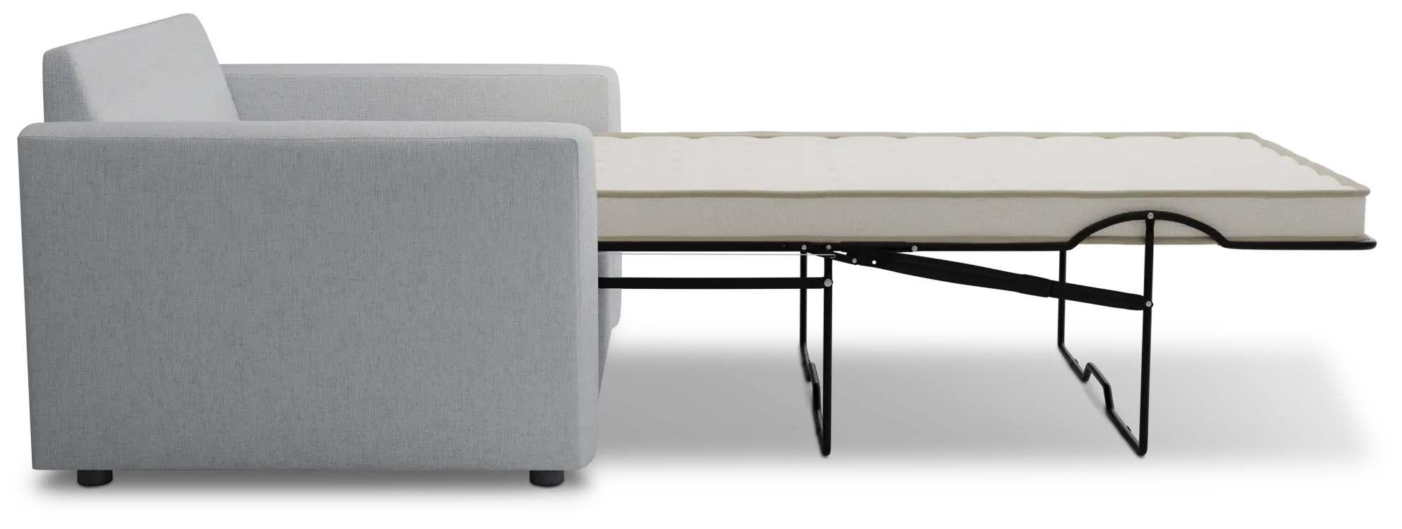 Siesta Delray Pewter Fabric Innerspring Sleeper Siesta Delray Pewter Fabric Innerspring Sleeper