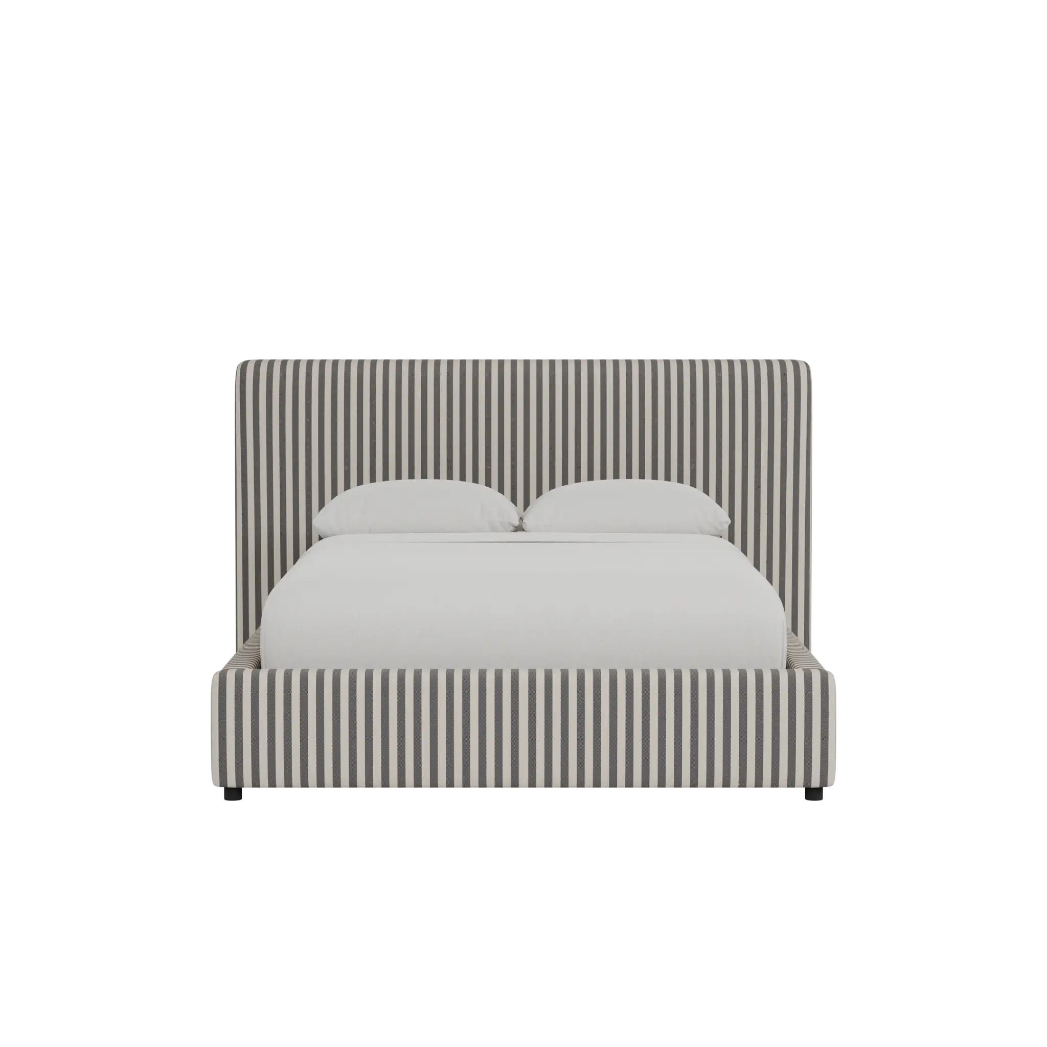 Grayton Sea Lane Dark Blue 44" Upholstered Platform Bed Grayton Sea Lane Dark Blue 44" Upholstered Platform Bed