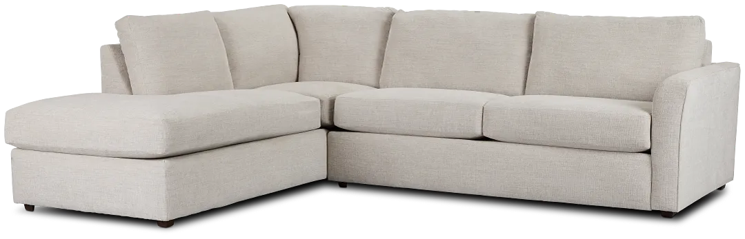 Davis Gray Micro Left Bumper Sectional