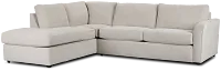 Davis Gray Micro Left Bumper Sectional