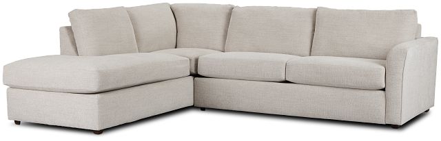 Davis Gray Micro Left Bumper Sectional