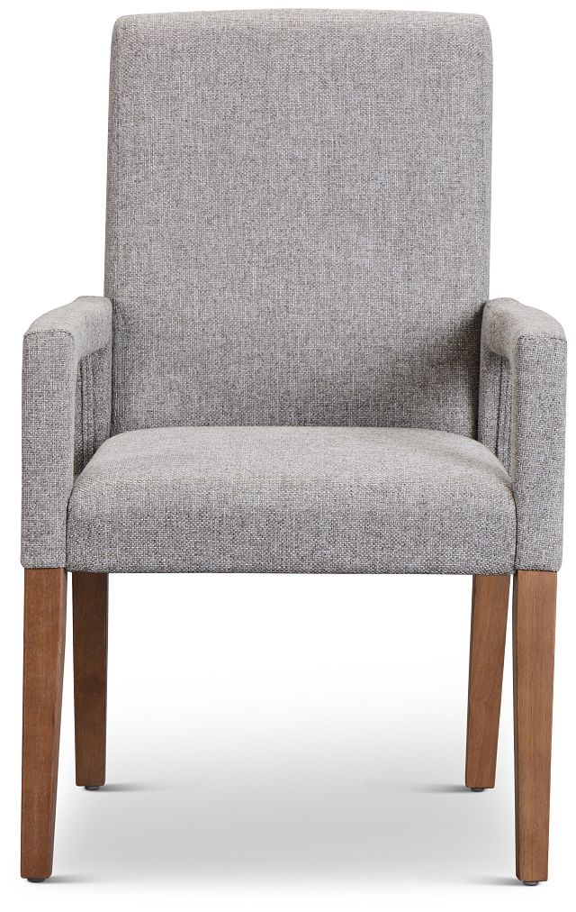 Provo Gray Upholstered Arm Chair