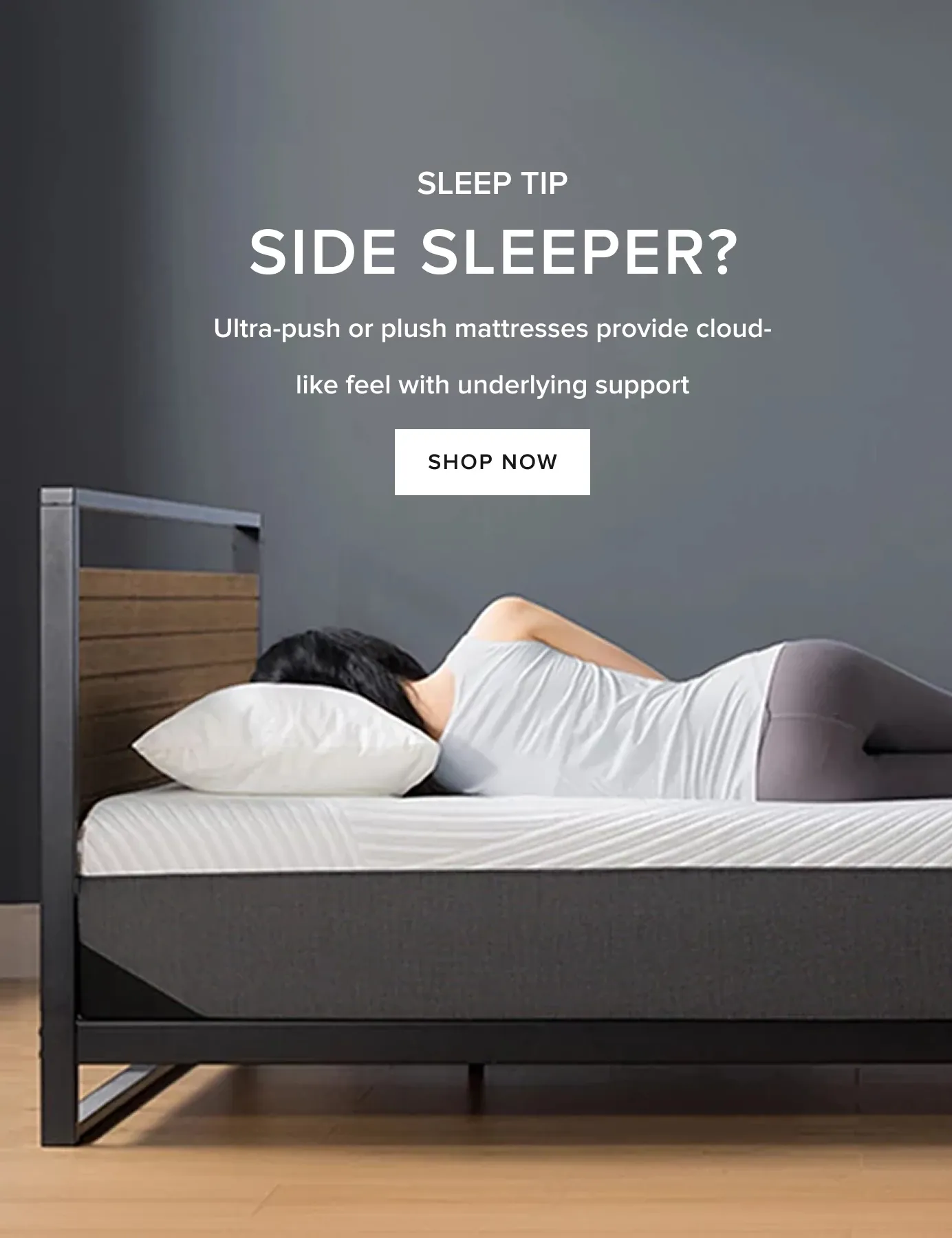 Sleep Tip Side Sleeper Ultra Plush Or Plush Mattresses Provide Cloud Like Feel With Underlying Support Shop Now.