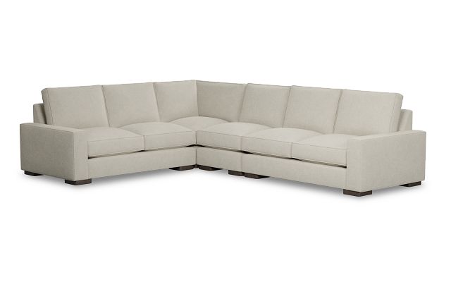 Edgewater Suave Beige Medium Two-arm Sectional