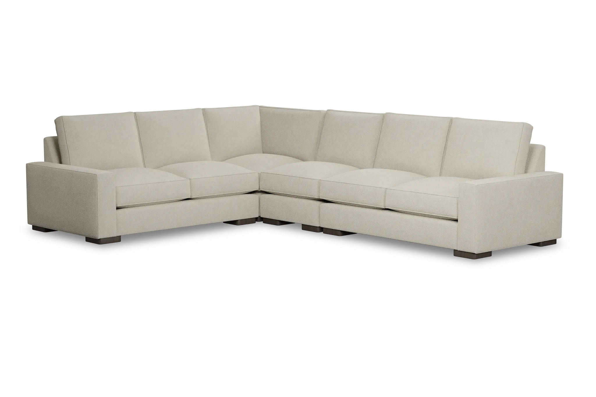 Edgewater Suave Beige Medium Two-arm Sectional