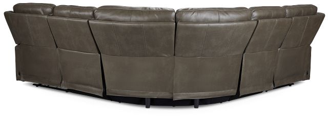 Jayden Gray Micro Small Two-arm Power Reclining Sectional