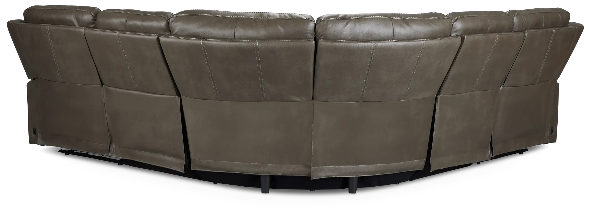 Jayden Gray Micro Small Two-arm Power Reclining Sectional